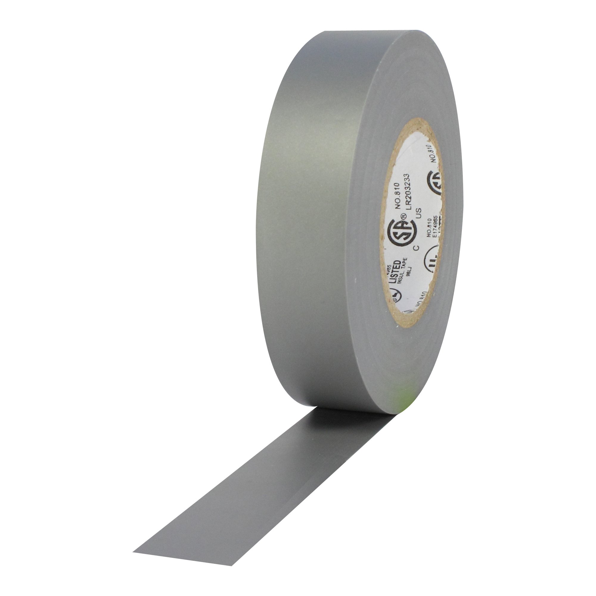 Adhésif isolant électricien vinyle gris ProTapes rigidité 600V longueur 20 mètres
