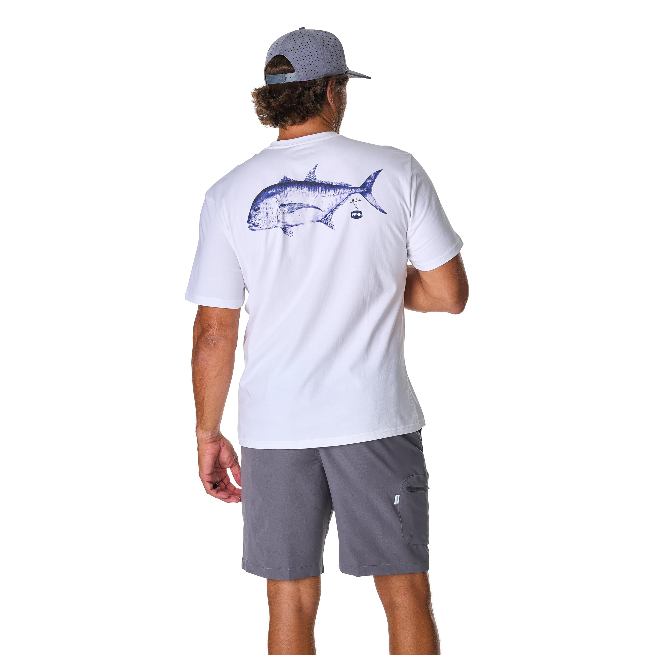 Penn Herren Malosi Gt Short Sleeve Fishing T-Shirt Angeln (1er Pack)