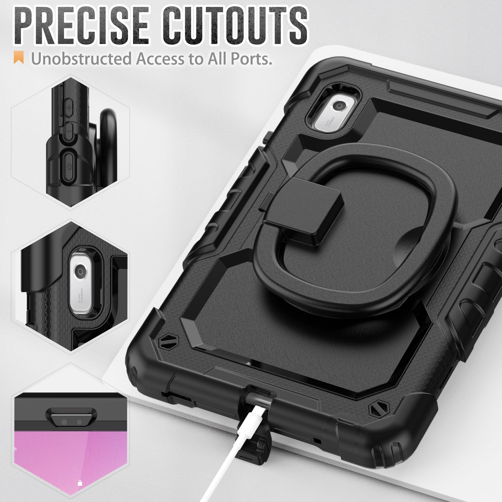 Amazon.co.jp: Doo Lenovo Tab M9 ケース 耐衝撃 ZAC30178JP用ケース