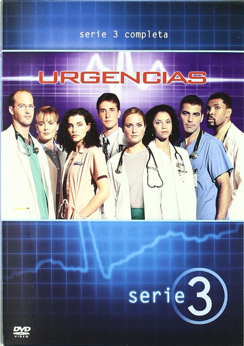 Urgencias Serie 3 en DVD temporada completa en castellano e inglés edición coleccionista