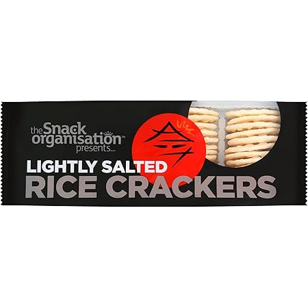 6x The Snack Org Rice Crackers Lightly Salted 6x 100g Amazon Co Uk Grocery
