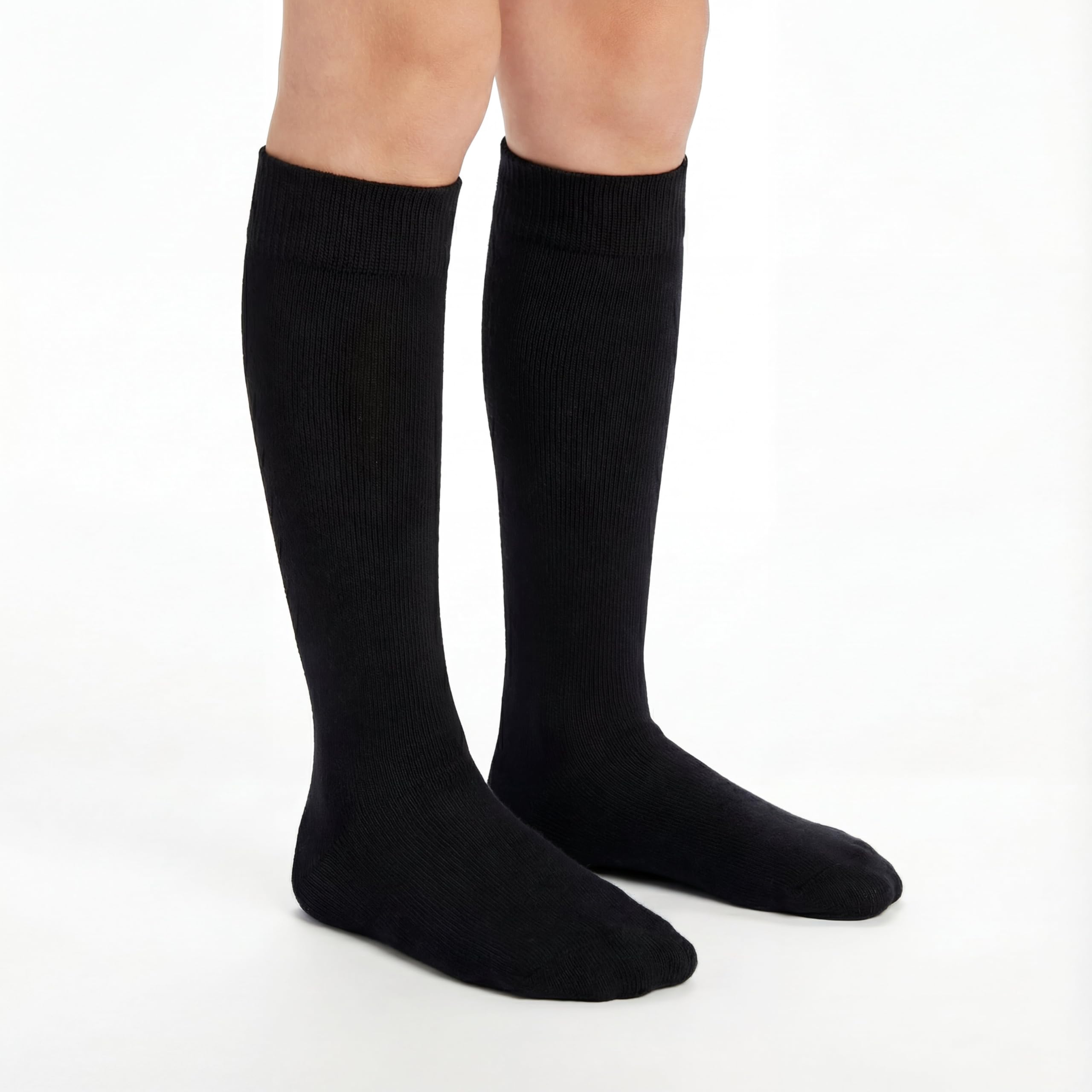 Ciocca - Pack de 3 o 6 Pares Calcetines Largos Niño/a en Algodón Hilo de Escocia - Transpirables y Confortables - Made in Italy
