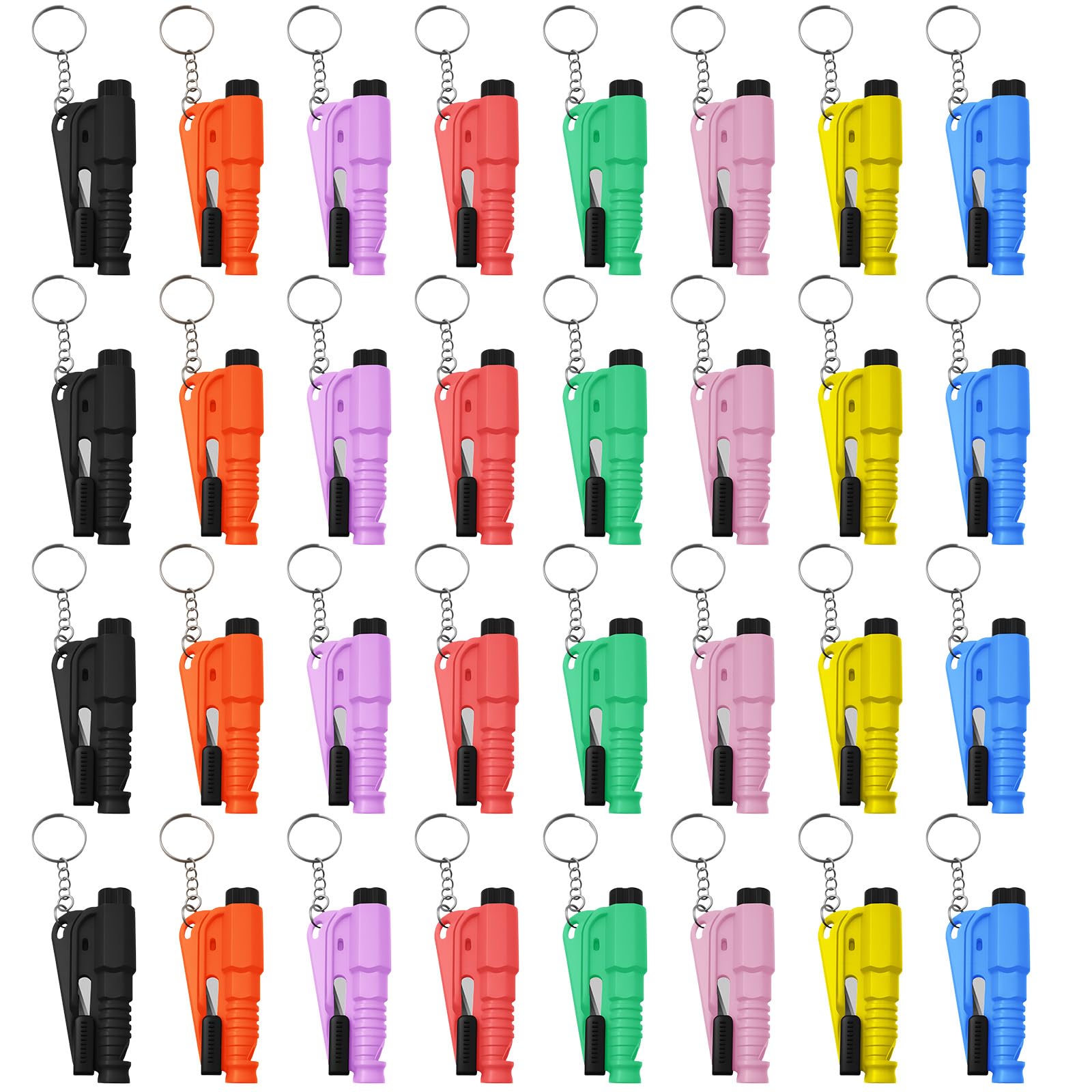 32 Pcs Car Window Breaker Key Chains