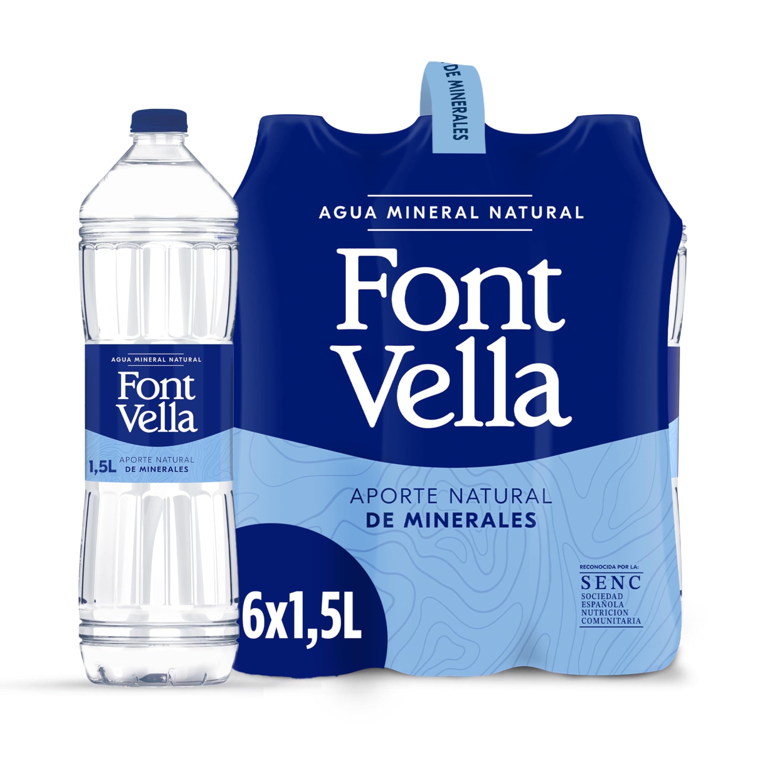 Font vellaMineral Water 1,5 L. [Pack of 6]