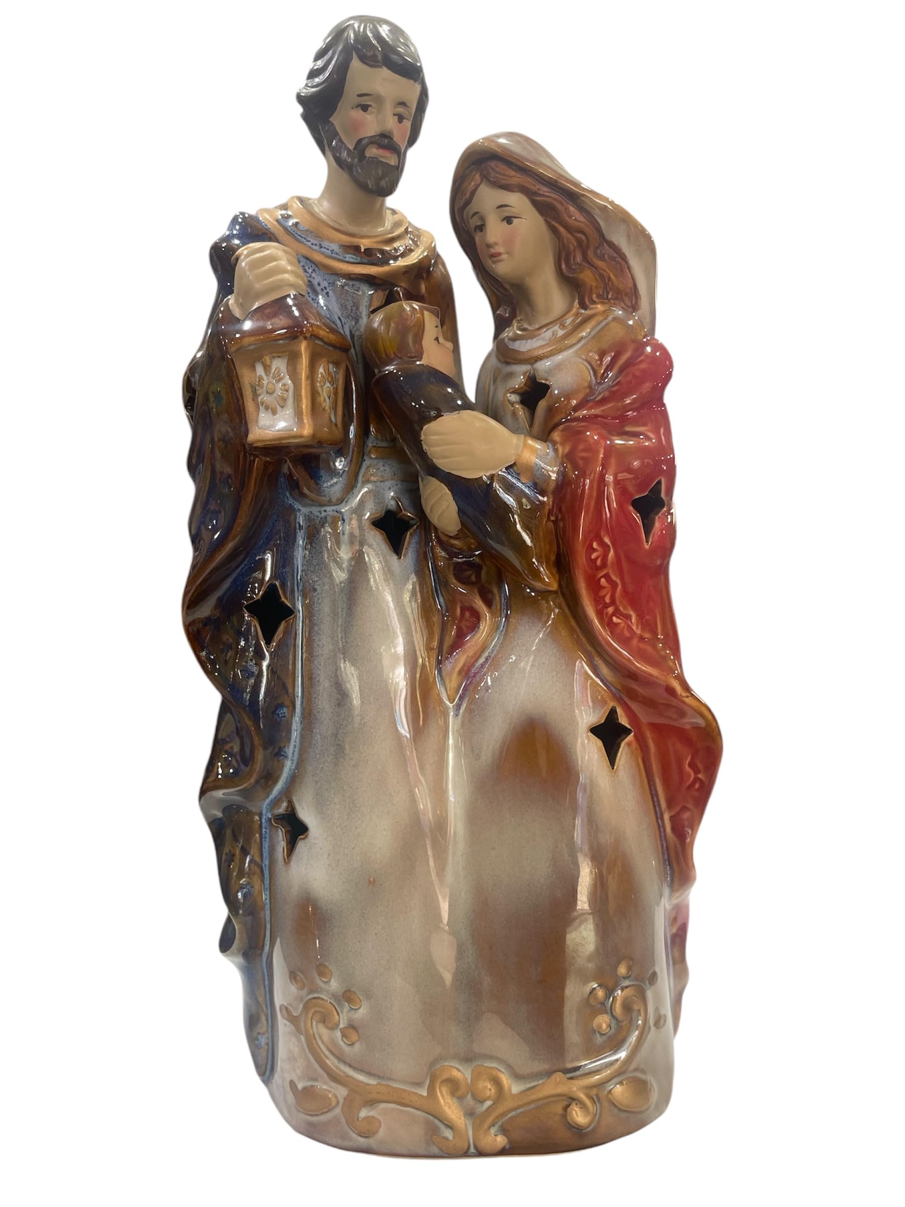 Premium Porcelain Nativity Set Figurine, Multicolour