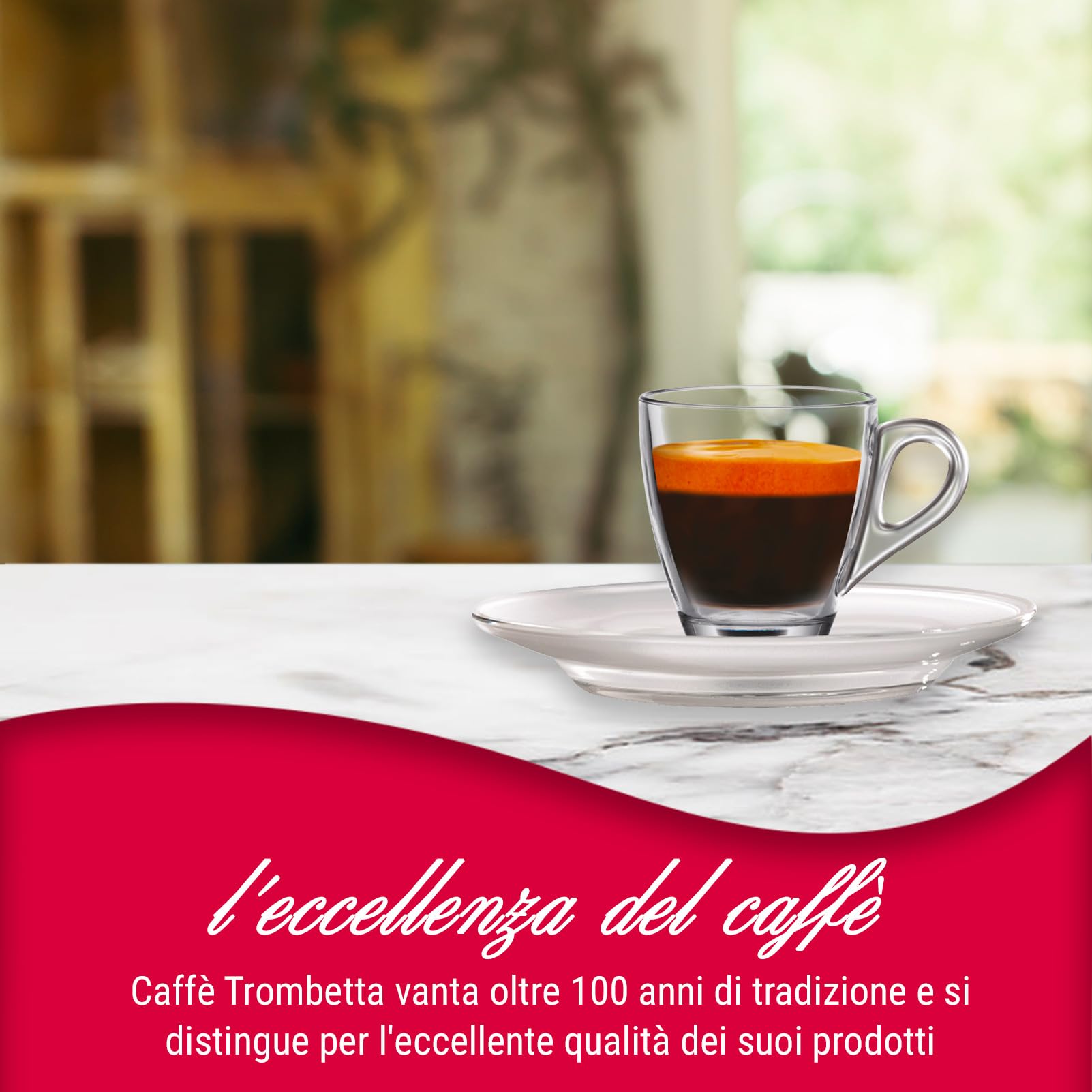 CAFFÉ TROMBETTA DAL 1890 ESE Più Crema 15 Cialde - Foto 6 di 13