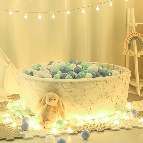 Miniatura 3 de STARBOLO Pelotas para niños pequeños, bolas de juguete de plástico a prueba de aplastamiento sin BPA para hogueras de pelotas, juguetes de agua para