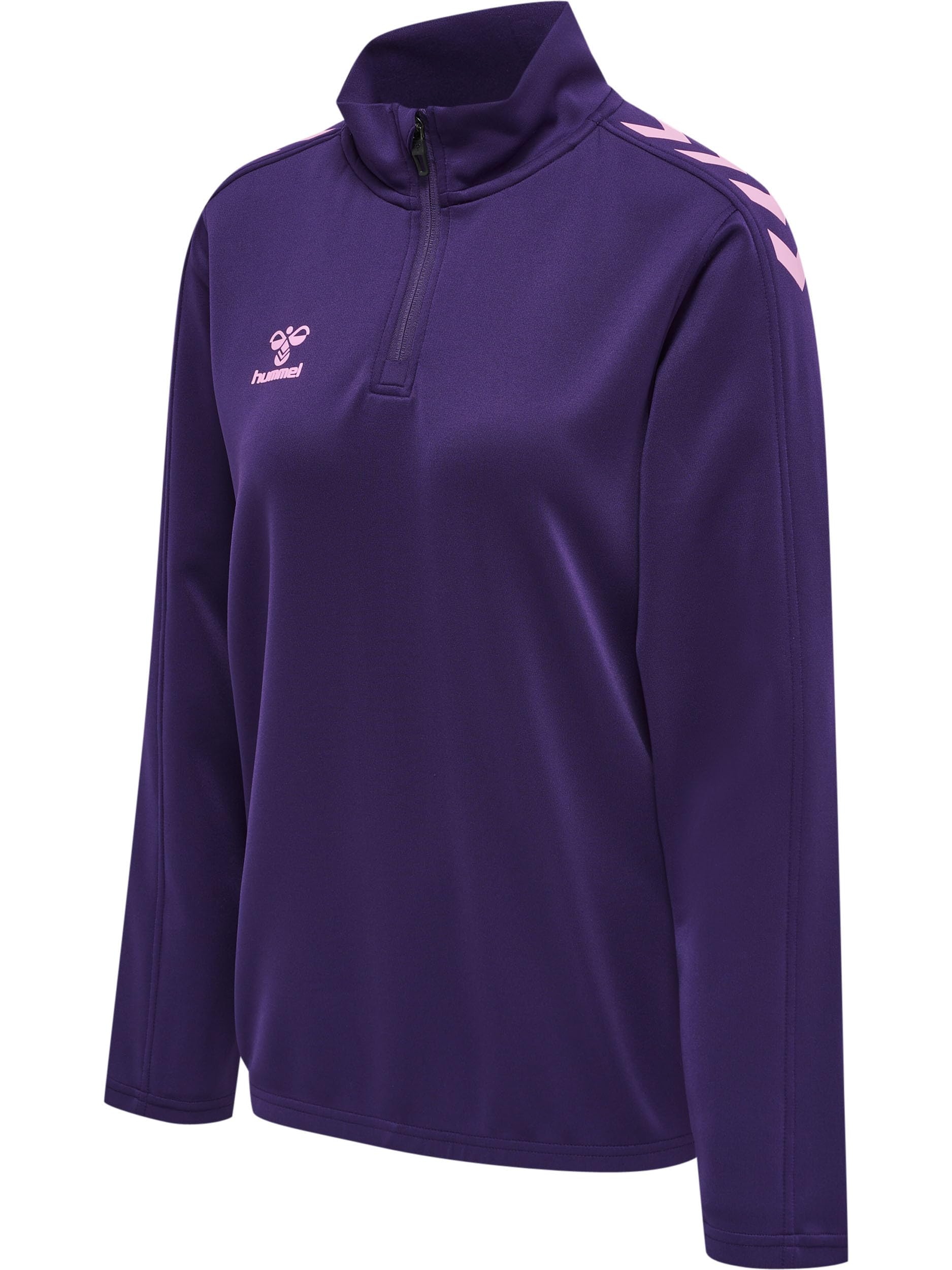 hummel, hmlCORE XK HALF ZIP SWEAT WOMAN, ACAI, M
