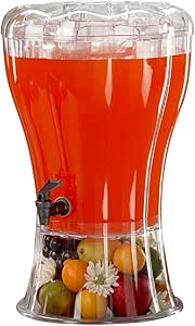 Buddeez Unbreakable 3-1/2-Gallon Beverage Dispenser with Removable Ice-Cone