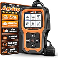 ANCEL AD410 OBD2 Scanner: Read/Clear Check Engine Codes, I/M Readiness, Live Data for 1996+ OBDII Vehicles - Black/Yellow