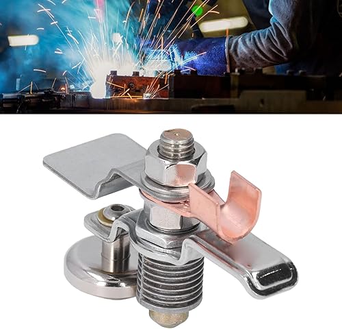 Miniatura 2 de Solo cabeza magnética de la soldadura de la abrazadera de tierra de la ayuda del imán, 88.2 lbs tira de la fuerza