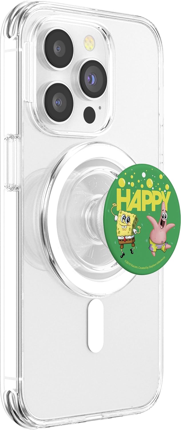 SpongeBob SquarePants Patrick Star Happy Dance PopSockets MagSafe PopGrip for iPhone