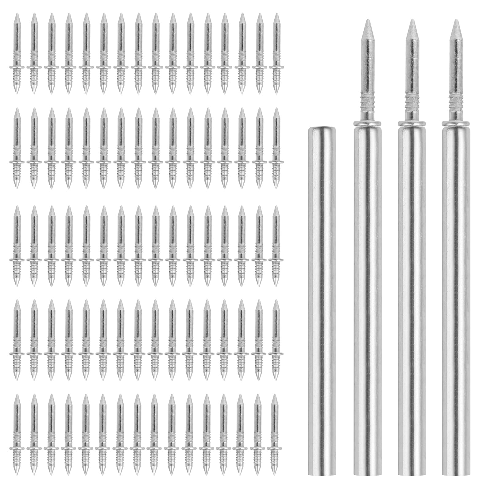 Double Head Skirting Nails - 400pcs + Tools -1
