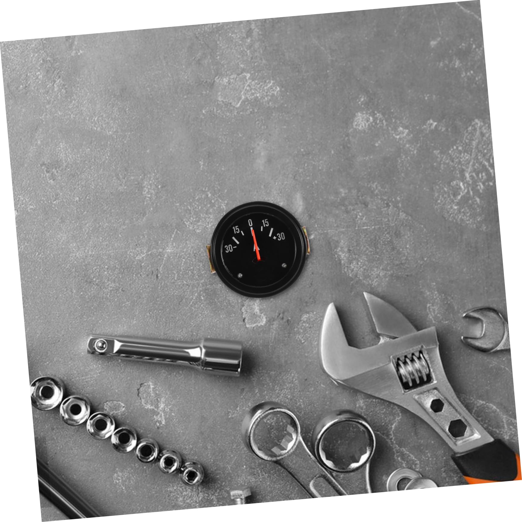 Ampèremètre À Aiguille Analogique 12V-24V Pour Voiture Camion Tracteur Mesure Précise Du Courant Avec Boîtier Métallique Durable Installation Facile Pour Surveillance Électrique Véhicule