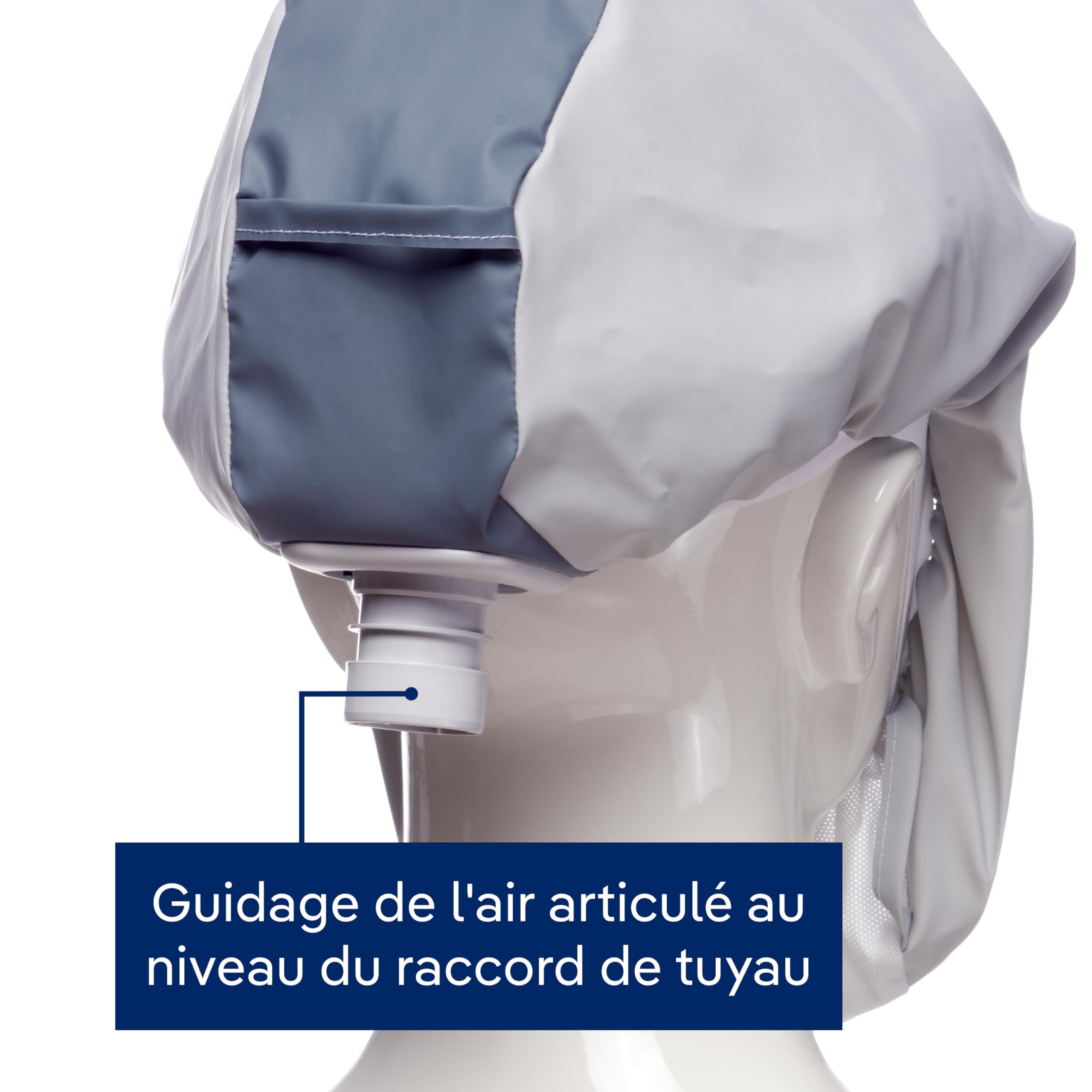 Dräger X-plore 8000 Cagoule Premium courte | Cagoule interchangeable de niveau de protection TH3 | Taille L/XL