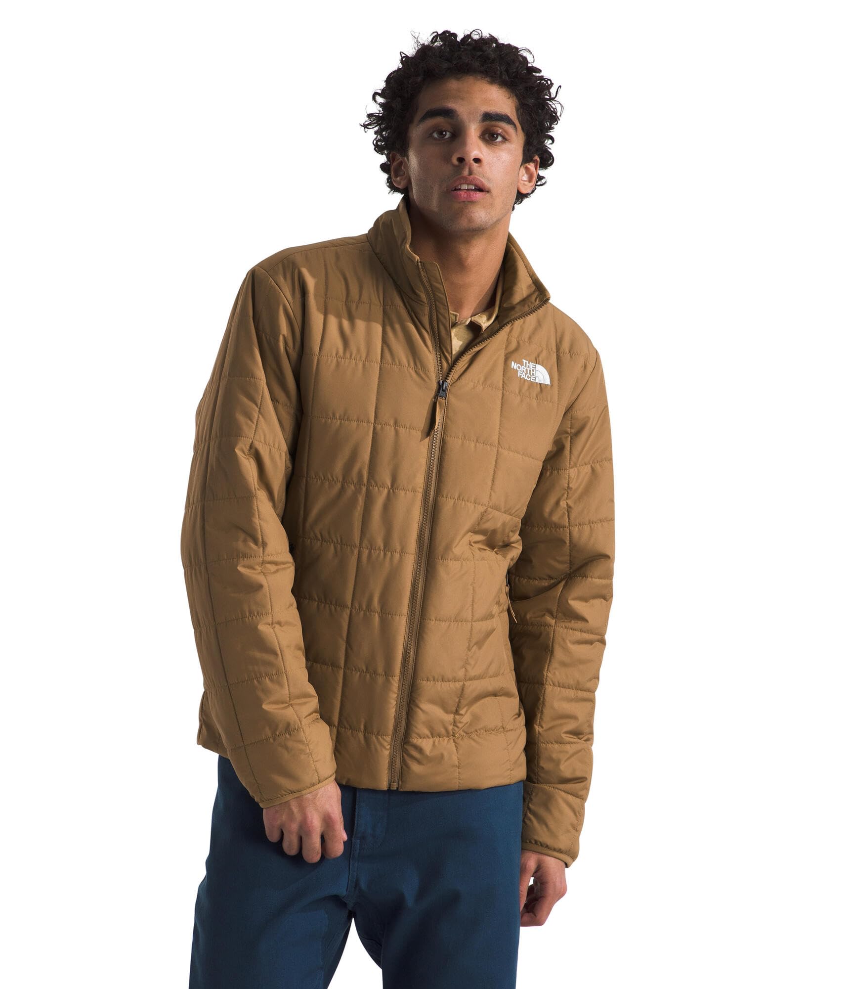 Men's Junction Insulated Jacket - Burnt Olive Green Digi Topo Print