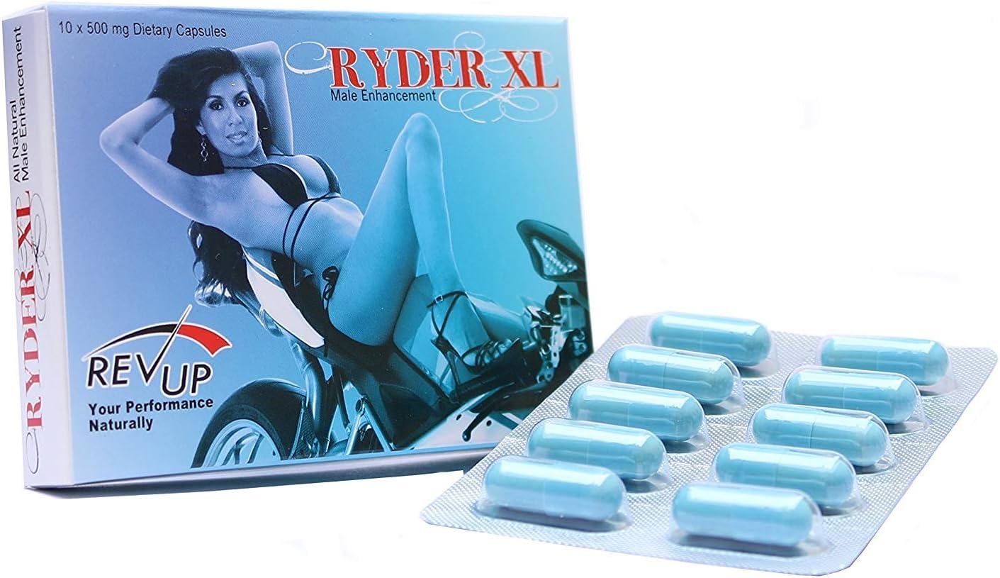 RYDER XL Male Performance Supplement (20 Capsules) : Health & Household