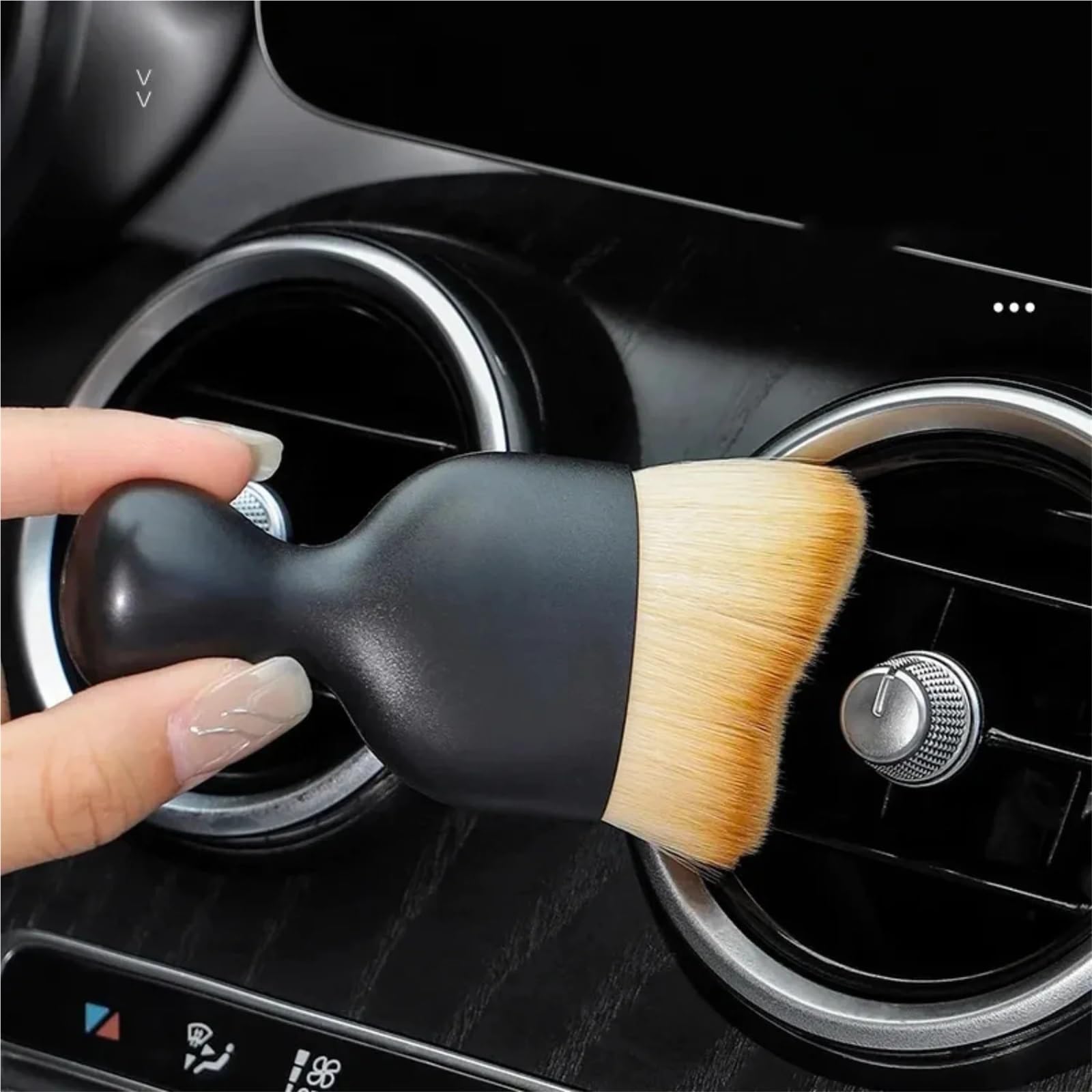 1-10 Stücke Auto Innen Reinigung Pinsel Klimaanlage Outlet Weiches Fell Saubere Pinsel Mit Shell Spalt Staub Entfernung Detaillierung Werkzeug