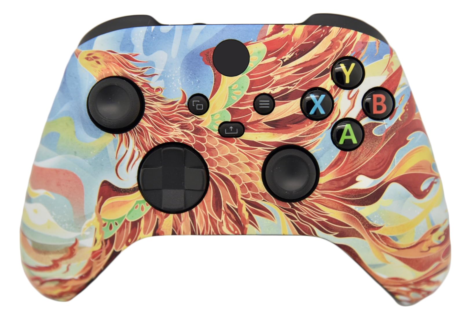 ProControllers LLC Hand Airbrushed Fade Custom Controller Compatible with Xbox Series X/S &amp; Xbox One (Series X/S Pheonix)
