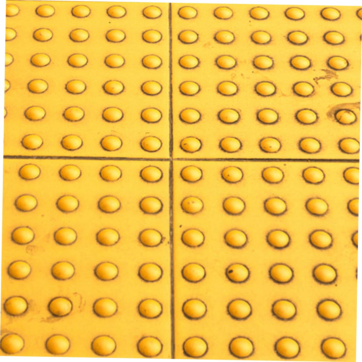 4pcs PVC Tactile Paving Tiles for Blind Guidance Safety Guide Sidewalk Blind Boards with Raised Dots Braille Strip Tactile Mat for Accessibility