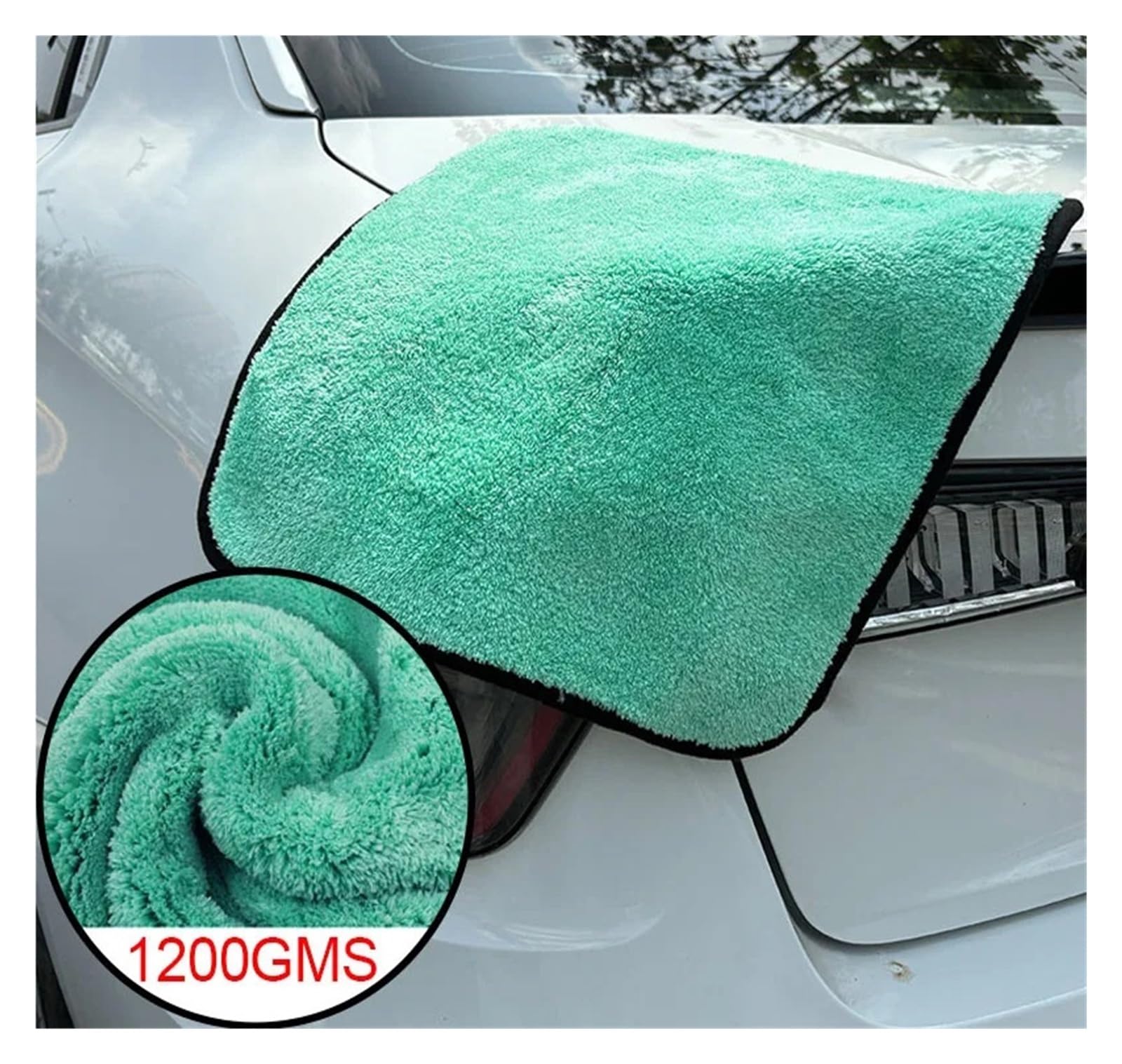 1200 g Korallensamttuch, Polyesterbrokat, langes Haar, for Autos, weiches Trockentuch, Detaillierung, Poliertuch(60x90cm)