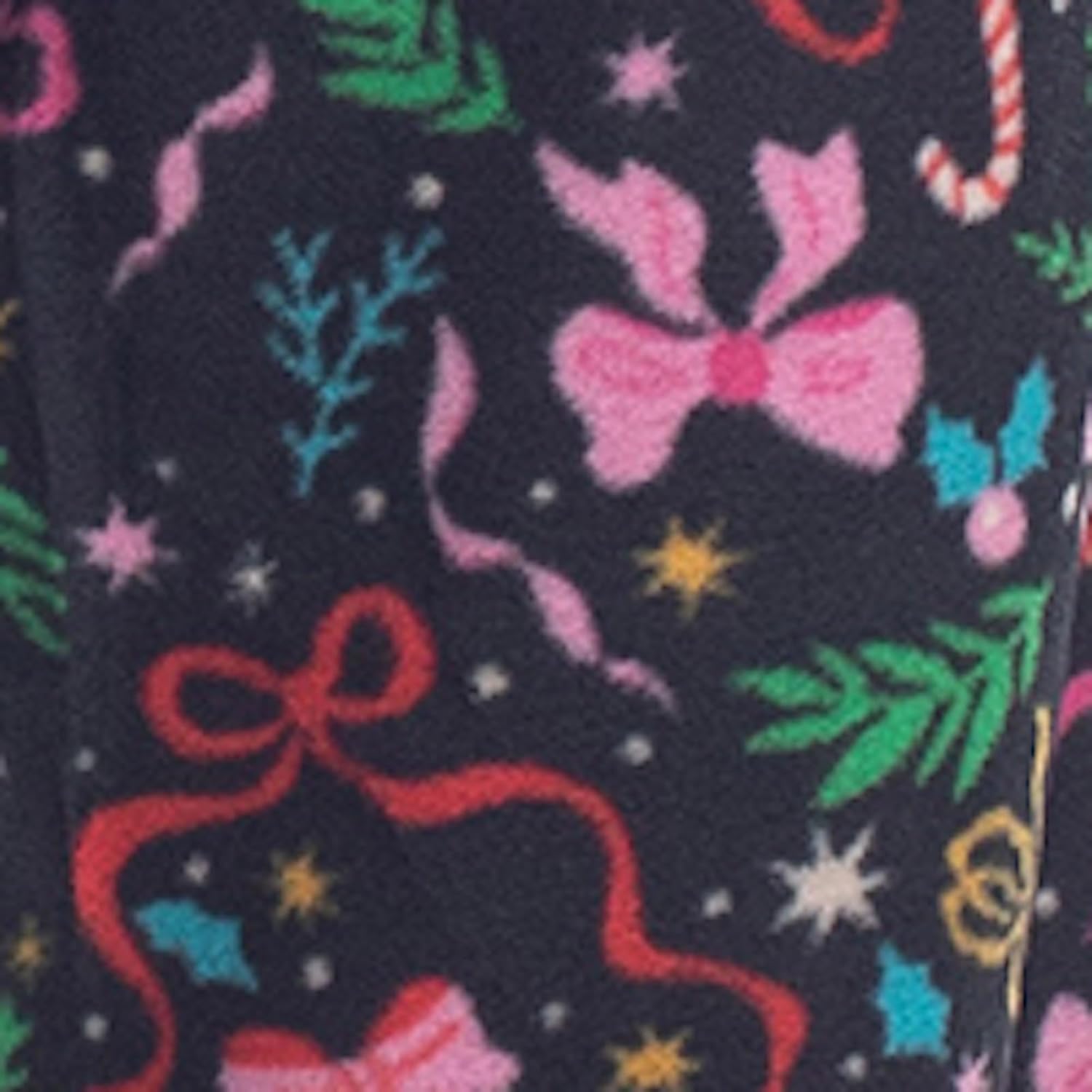 Goodnight Kiss Cozy Up 3 Piece Pajama Set, Long Sleeve T-Shirt and Sleep Pant with Slippers - Image 4