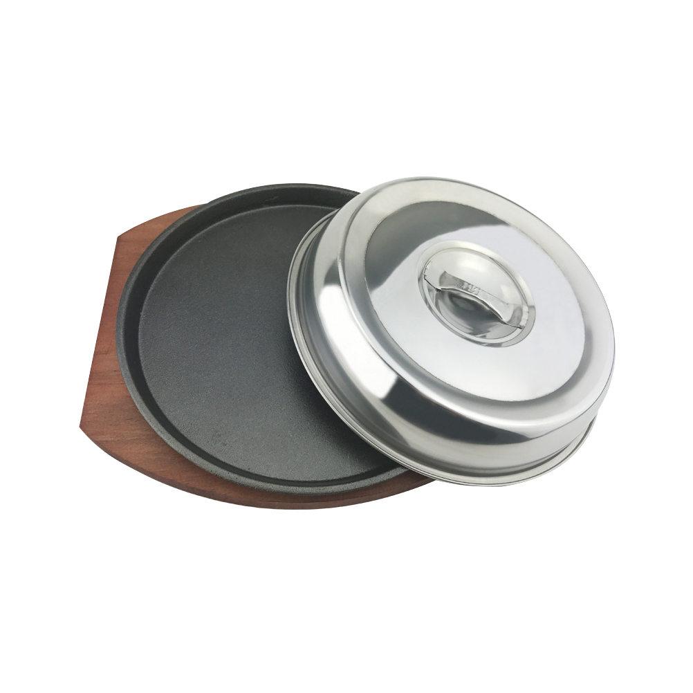 Amazon.com: Teppane BBQ Tray - Pre-Seasoned Cast Iron Grill Plate