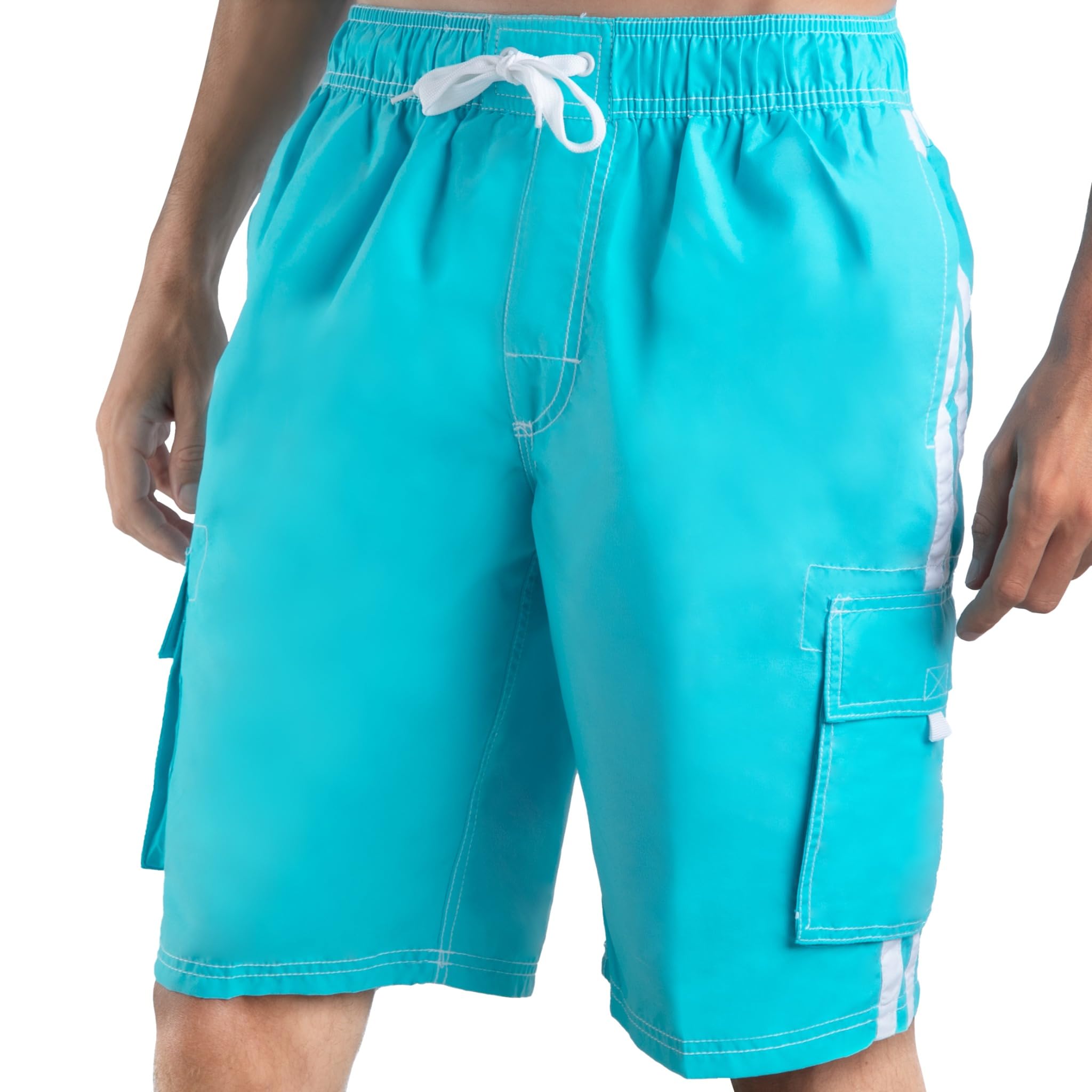 Kanu Surf Men's Barracuda Swim Trunks (Regular & Extended Sizes)