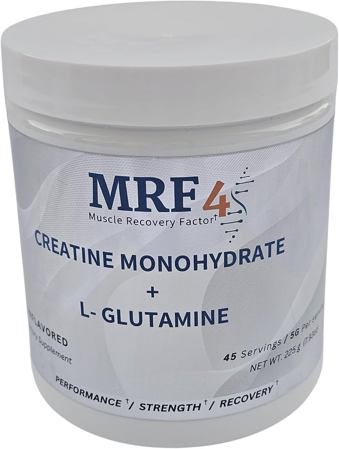 Creatine Monohydrate Plus L-Glutamine Powder Supplement