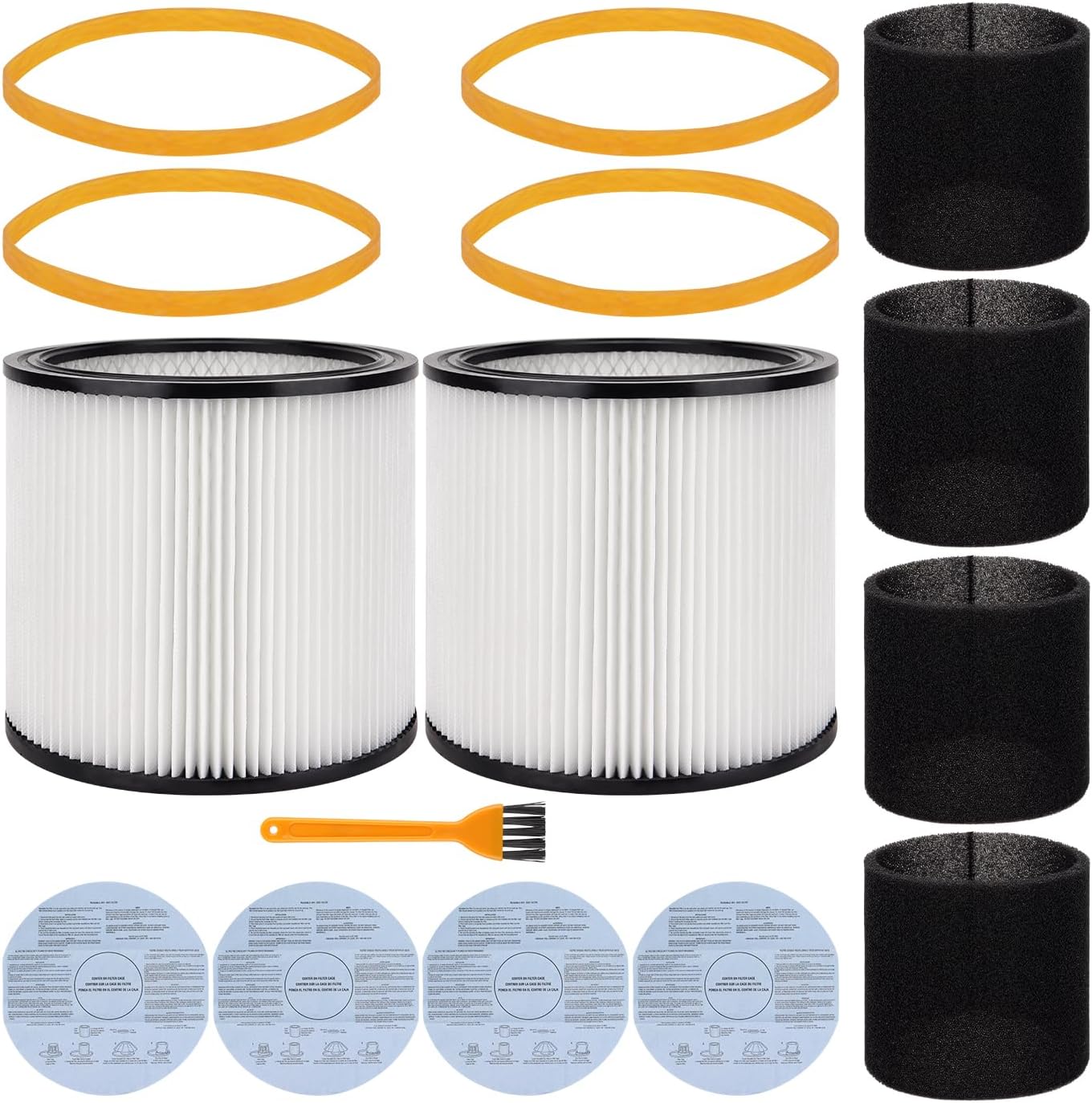 90304 Replacement Fil-ter Compatible with Shop-Vac 90304, 90350, 90333 Vacuum Cleaners