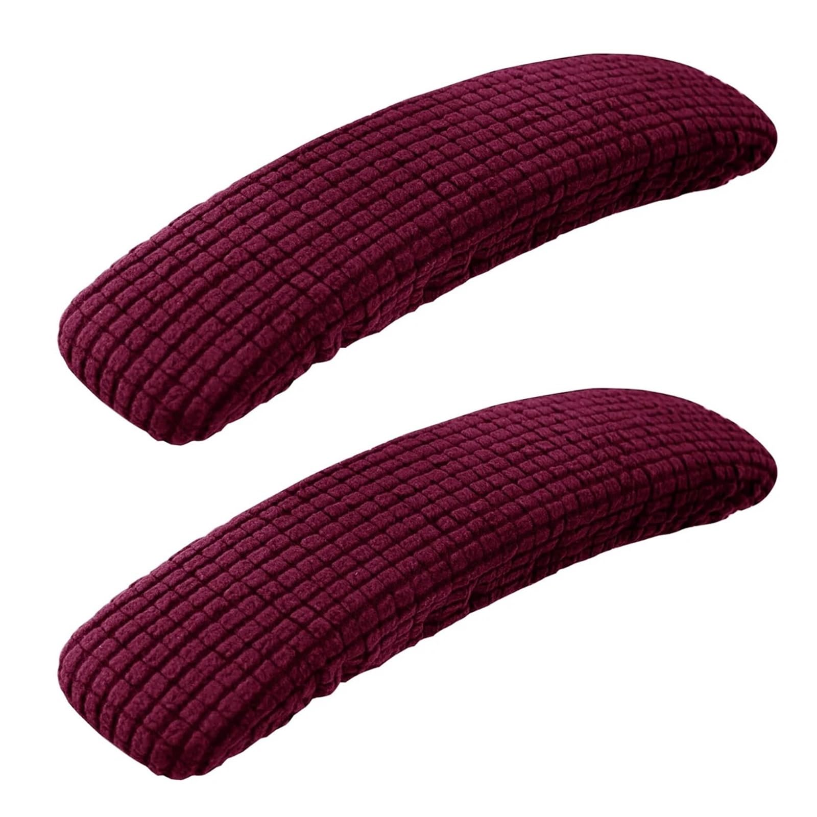 ENmrfvkz Office Spandex Armrest Covers, 5 Pairs Multicolor Office Chair Arm Cover Stretch Stain Spandex(Burgundy)