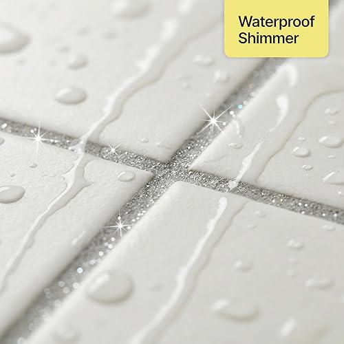 Miniatura 6 de Hemway | Aditivo de lechada con purpurina de 3.53 oz para azulejos, baño, habitación húmeda, cocina, fácil de usar, añadir/mezclar con resina epoxi