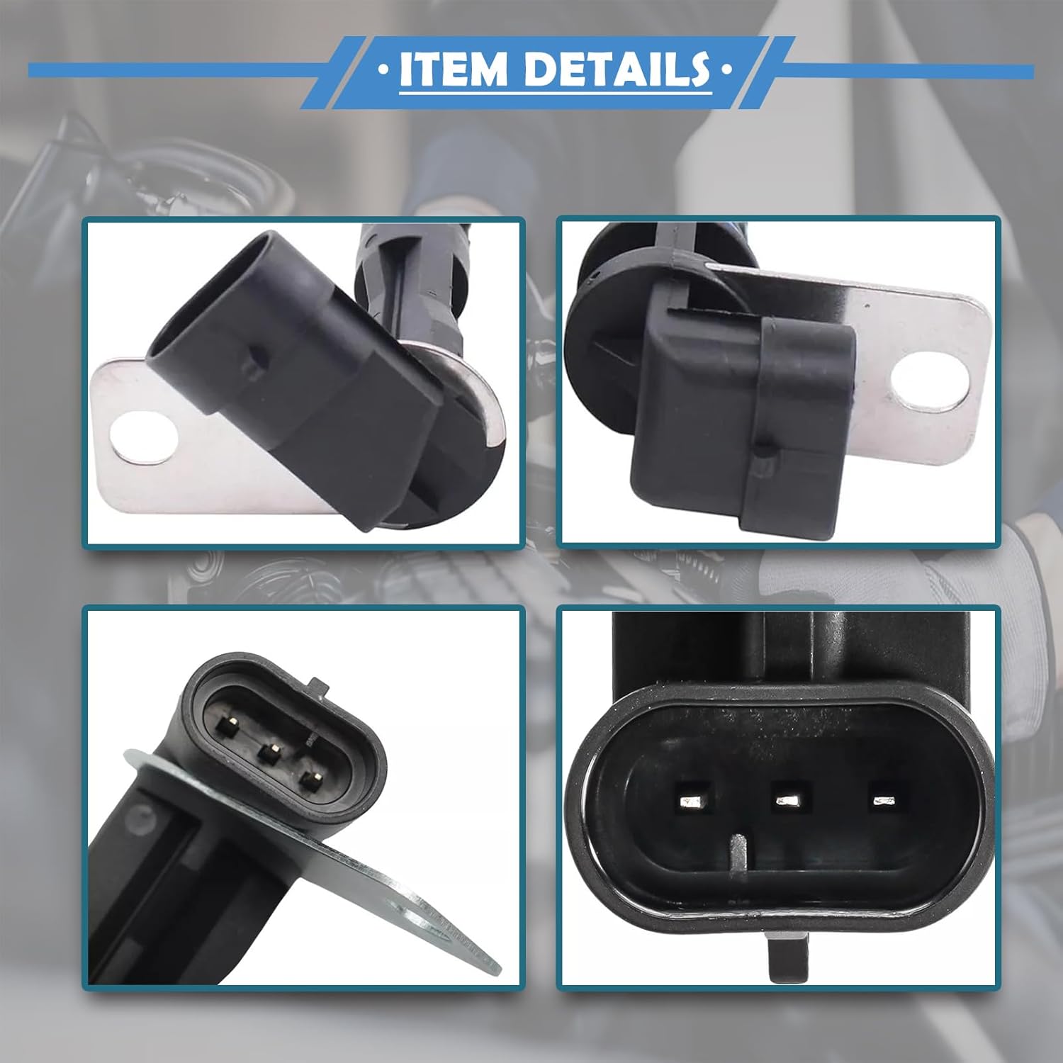 2Pcs Engine Cam/Crankshaft Position Sensor PC278 PC273 Compatible with Chevrolet Avalanche Express Silverado Suburban 1500 2500 3500 SSR Tahoe Trailblazer Envoy XL Savana Sierra Yukon 1500 2500 3500