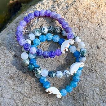 Fahlo Drift Bracelet – Manatee Tracking Bracelet, Elastic, One Size Fits Most – Supports Clearwater Marine Aquarium – Track a Real Manatee on on Interactive Mobile App Map – Unisex Gift