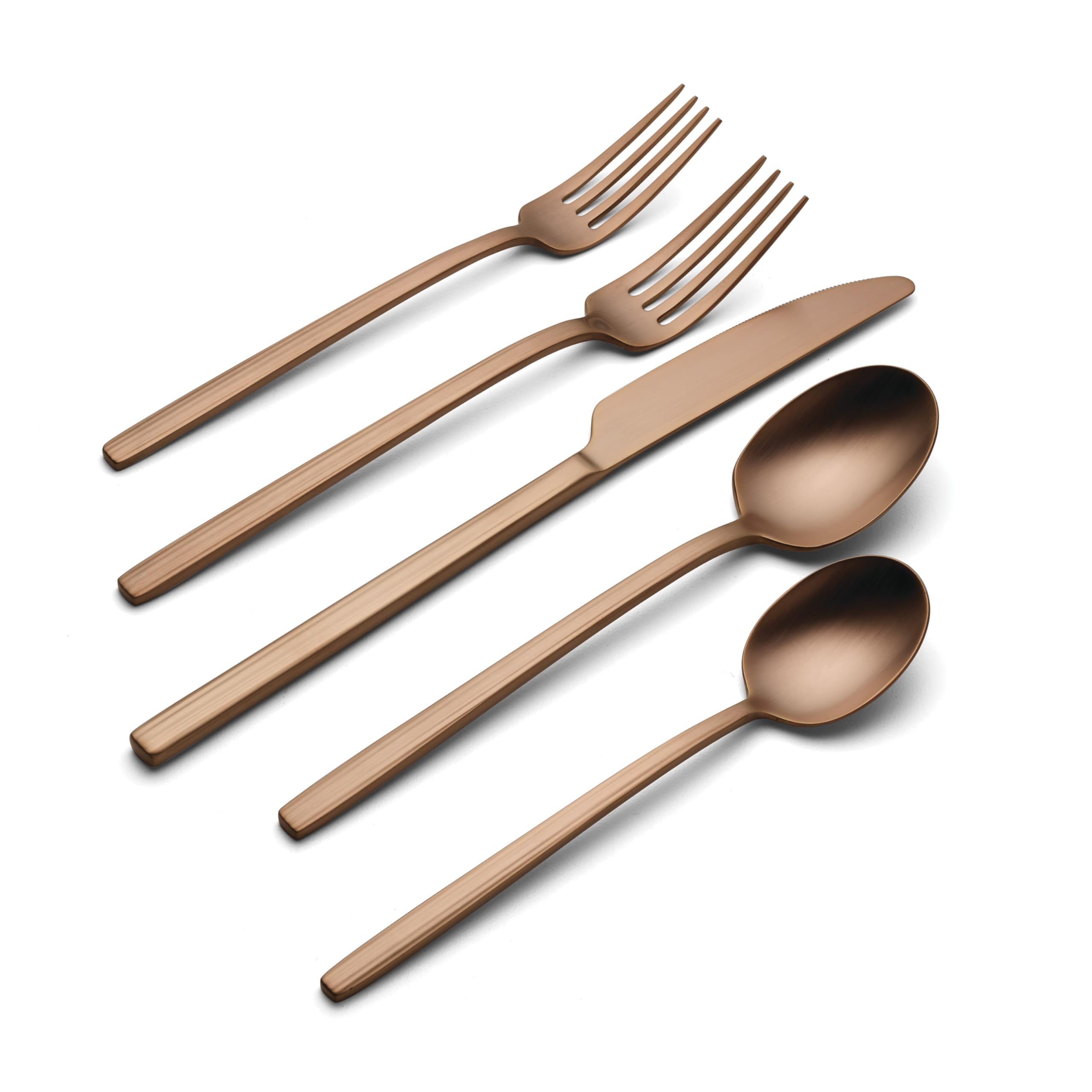 Oneida Dean Rose Gold Satin 20-Piece Silverware Set for 4, Flatware — Amazon image 3