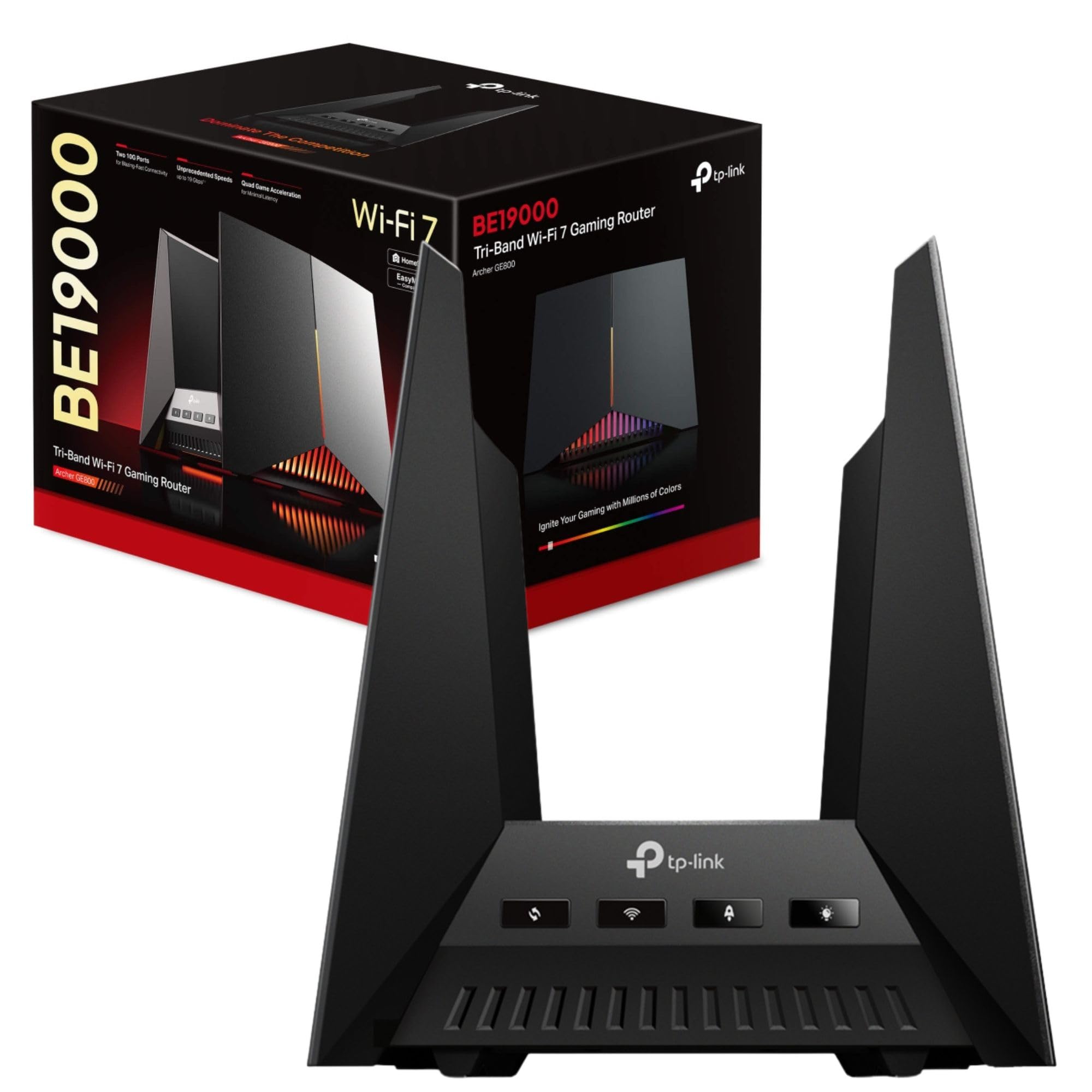 TPLINK Archer GE800 wifi7 10Gゲーミングルーター Archer GE800 | Trzypasmowy router dla graczy, Wi-Fi 7