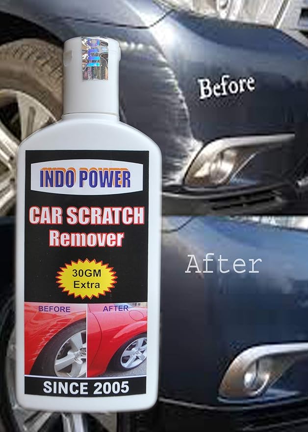 INDOPOWER CAR Scratch Remover 100gm. All Colour Car & Bike Scratch Remover (Not for Dent & Deep Scratches). at Rs. 249