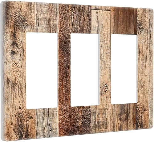 Miniatura 38 de Placa Decorativa de Pared Beige Boho de Mediados de Siglo Sol Abstracto 1-Gang Retro Años 70 Arte Geométrico Moderno con Arco Eléctrico Interruptor