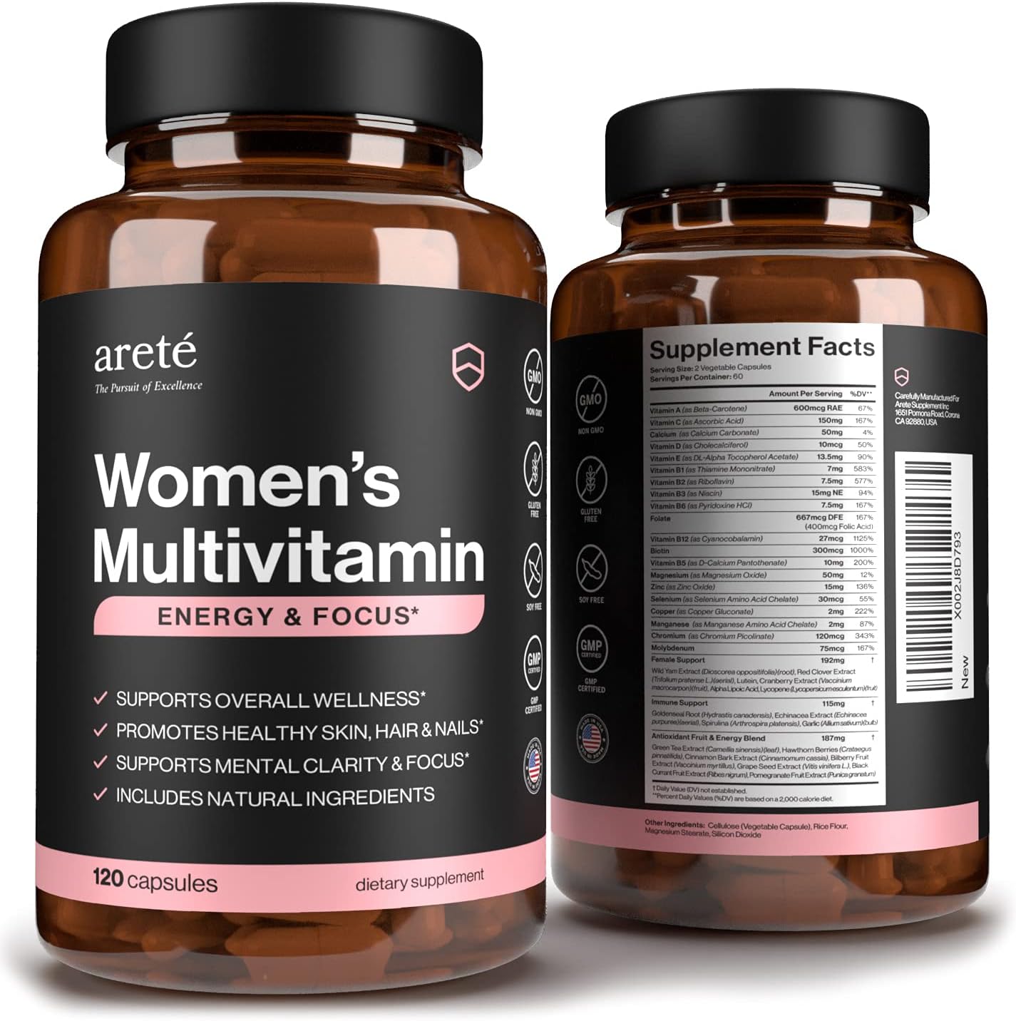 Amazon.com: Optimum Nutrition 120 Opti-Women Women's Female ...
