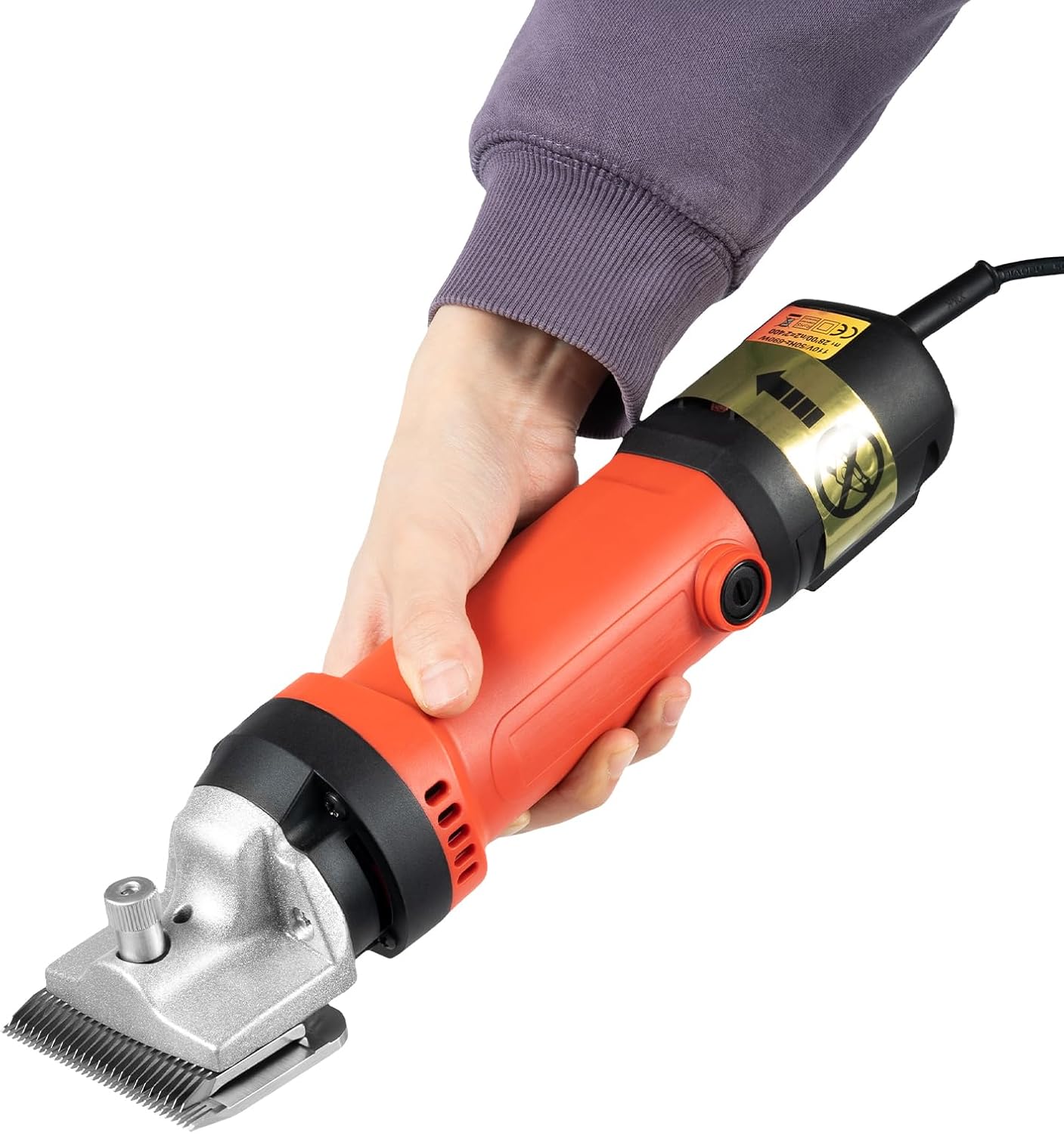 Horse Clippers,6-Speed Low Noise Horse Grooming Kit,Professional Electric Animal Grooming Kit for Horses, Alpacas, Ponies, Cattle, Sheep, Goats, and Donkeys- Effective Thick Coats Shears for Farm Use