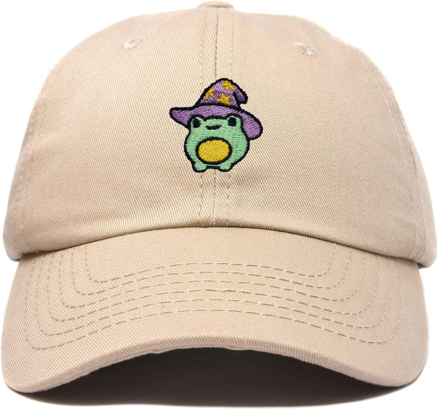 DALIX Sorcerer Frog Embroidered Cap Cotton Baseball Cute Cool Dad Hat Womens