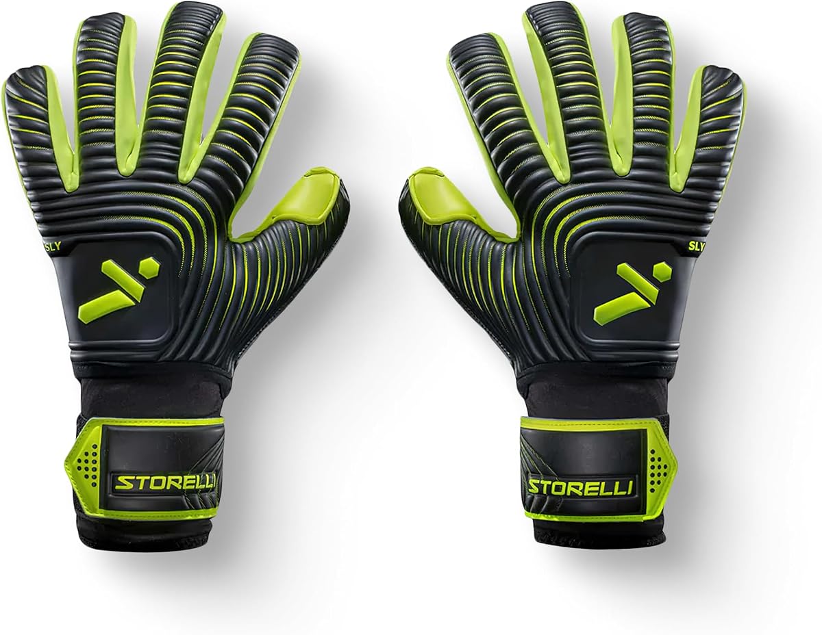 Silencer Goalkeeper Gloves, with Removable Finger Spines, High-Impact Hand Protection, Soccer Accessories