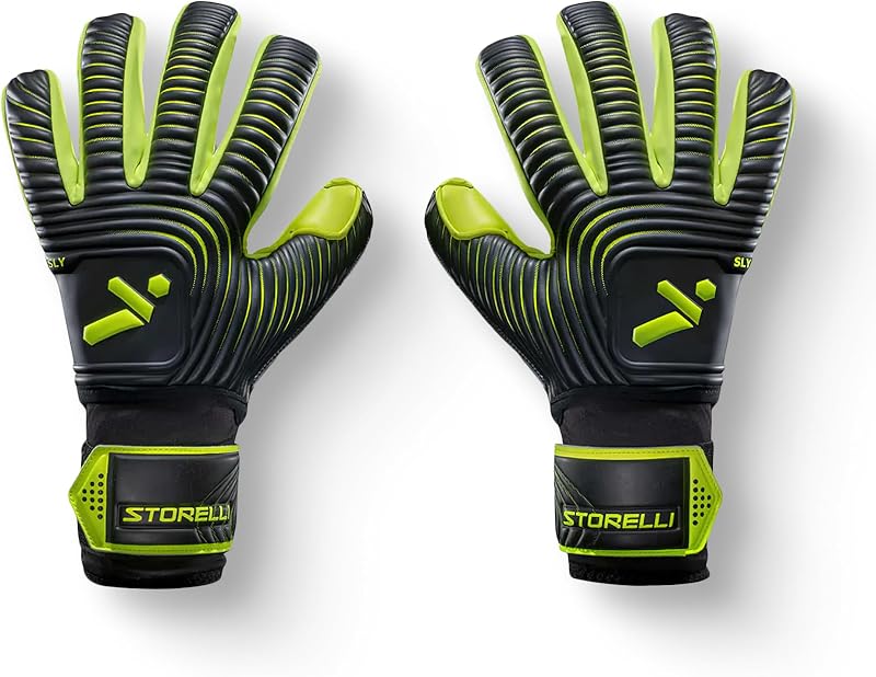 Silencer Goalkeeper Gloves, with Removable Finger Spines, High-Impact Hand Protection, Soccer Accessories