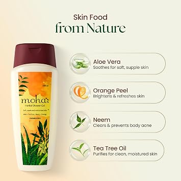 moha: Herbal Shower Gel, 200ml