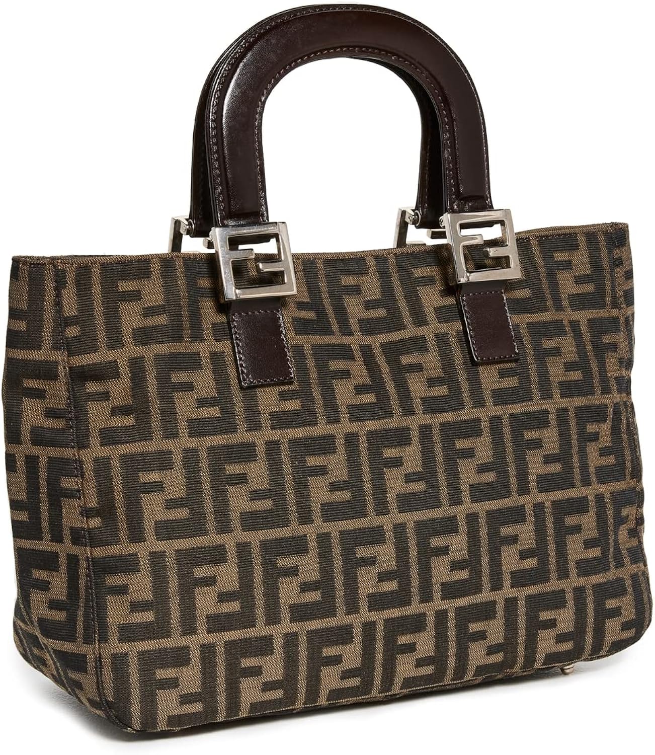 Buy FENDI Pre-Loved FF Top Handle Tote, Zucca at Ubuy Kuwait