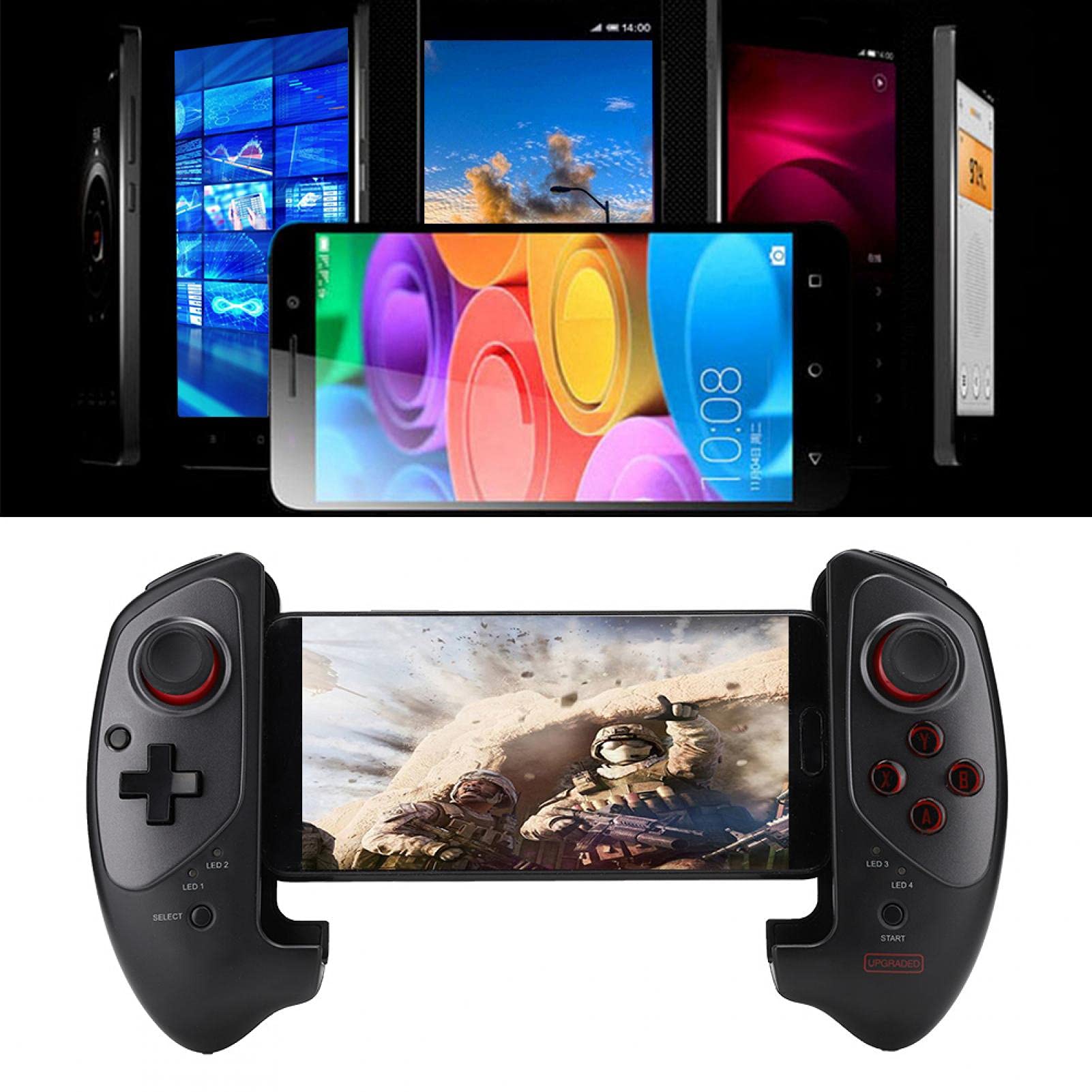 Controller di Gioco Mobile, PG-9083S Tablet per Telefono Cellulare Smart TV Controller di Gioco per Gamepad Telescopico per Android/iOS
