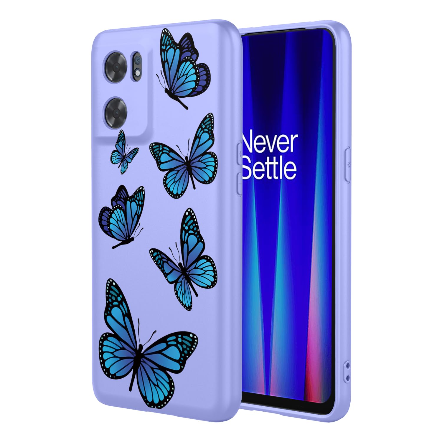 Coque OnePlus Nord CE 2 5G Reno7 SE IV2201 antichoc silicone violet - 8