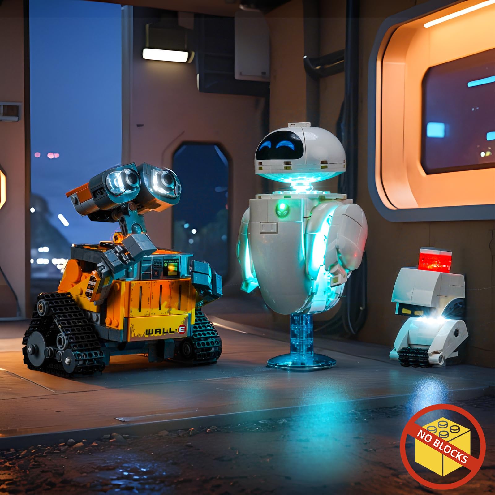 Light Kit Compatible with Lego 43279 WALL-E and EVE (No Model) - Image 4
