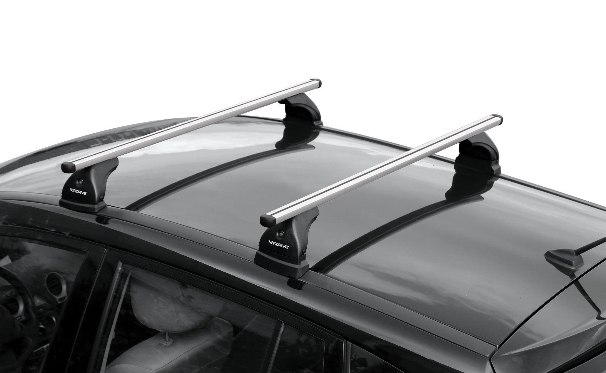 NORDRIVE N15077 Helio, Coppia Barre portatutto in Alluminio - XL - 140 cm