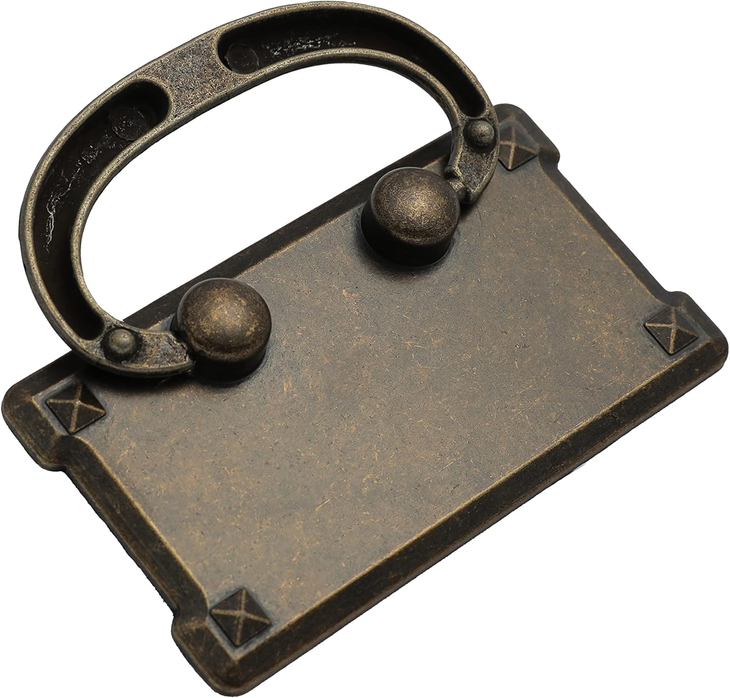 2pcs Vintage Antique Bronze Drawer Ring Pull Handles Kitchen Cabinet Cupboard Chest of Drawer Vintage Bronze Drop Ring Pull Handles